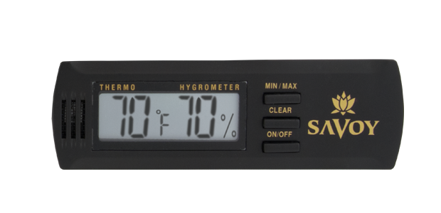 Cigar Hygrometer For Humidors - Large Analog Hygrometer.