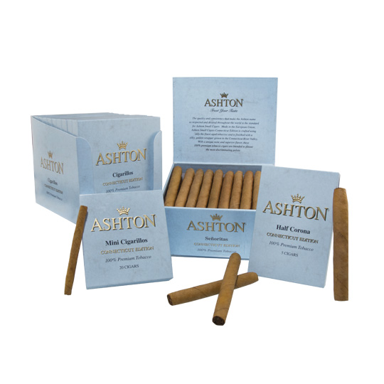 Ashton Small Cigars Connecticut Cigars | Holt's Cigar Co.