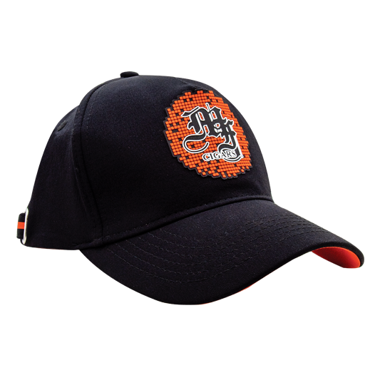 My Father Orange & Black Hat - Cigar Hats - Cigar Gear - Accessories