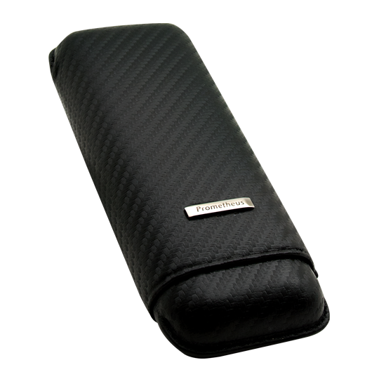 Prometheus Carbon Fiber 2-Cigar Case | Holt's Cigar Co.