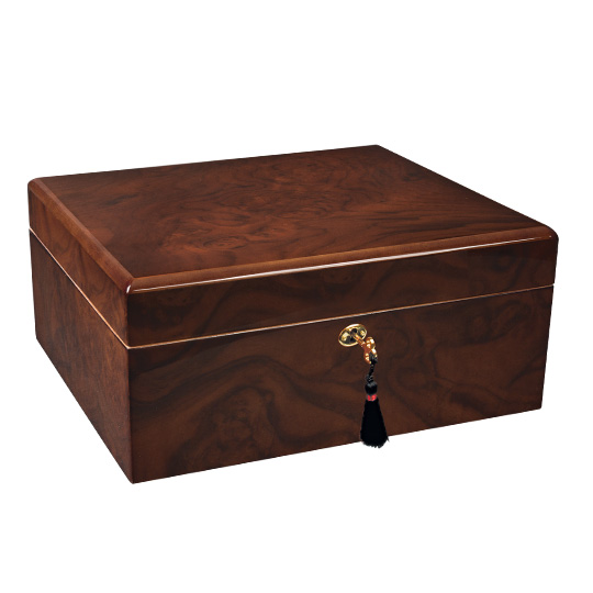 Savoy Walnut Humidor | Holt's Cigar Co.