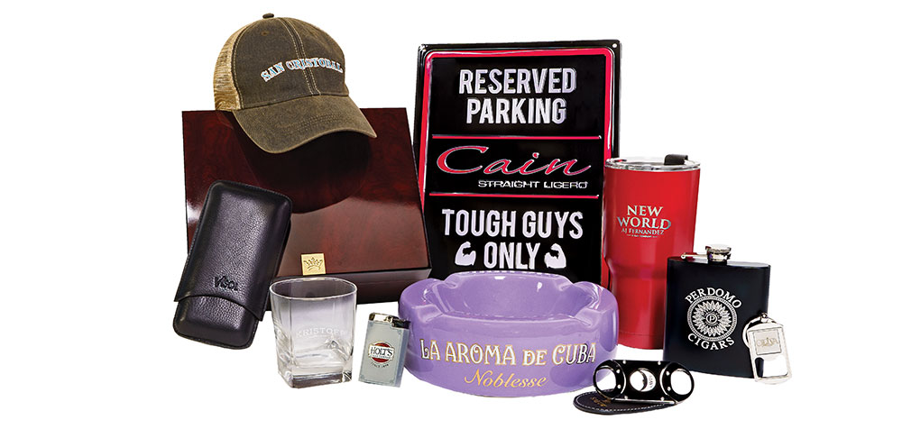 Cigar Gear Prize package feature a hat, ashtray, humidor and more! Desktop version